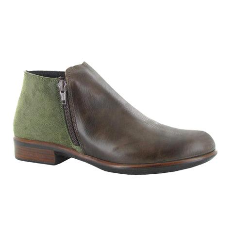 Naot Helm Ankle Boot (Women) Pecan Brown/Oily Olive – The Heel