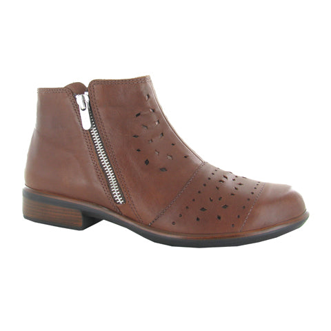 Naot Matagi Ankle Boot Women Chestnut Leather Glass Brown