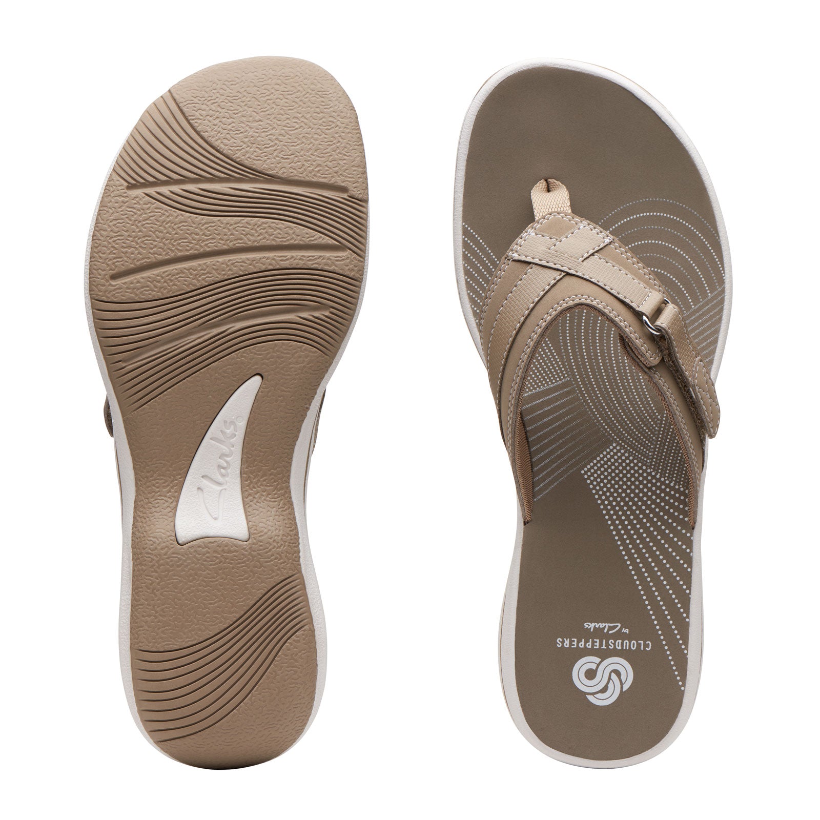 Clarks cloudsteppers clearance thong sandals