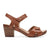 Clarks Un Palma Vibe Heeled Sandal  (Women) - Mahogany Leather Sandals - Heeled - The Heel Shoe Fitters
