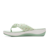 Clarks Arla Glison Thong Sandal (Women) - Pale Green Sandals - Thong - The Heel Shoe Fitters