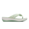 Clarks Arla Glison Thong Sandal (Women) - Pale Green Sandals - Thong - The Heel Shoe Fitters