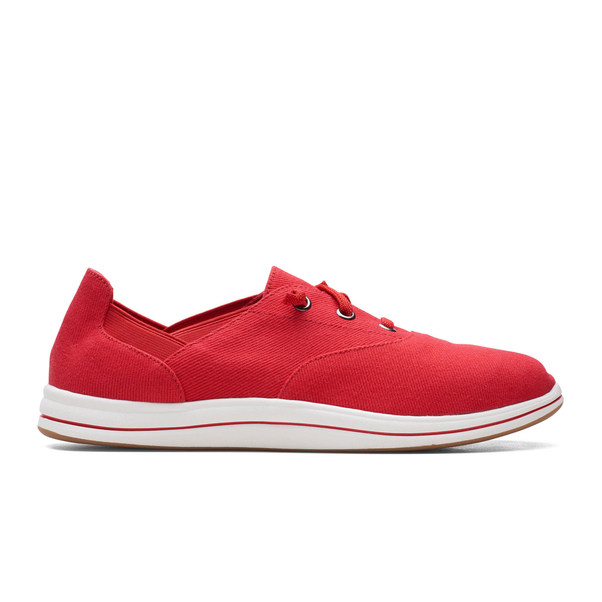 Clarks Breeze Ave Sneaker (Women) - Red Dress-Casual - Sneakers - The Heel Shoe Fitters