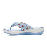 Clarks Arla Glison Thong Sandal (Women) - Blue Synthetic Sandals - Thong - The Heel Shoe Fitters