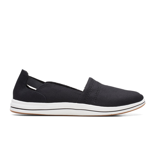 Clarks Breeze Step Slip On (Women) - Black Dress-Casual - Slip Ons - The Heel Shoe Fitters