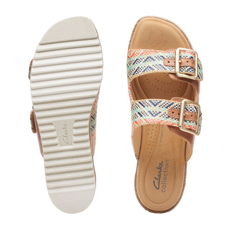 Clarks Lana Beach Slide Sandal (Women) - Natural/Tan Sandals - Slide - The Heel Shoe Fitters