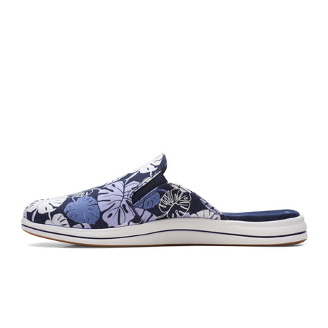 Clarks Breeze Shore Slide (Women) - Lavender Combi Dress-Casual - Slip Ons - The Heel Shoe Fitters