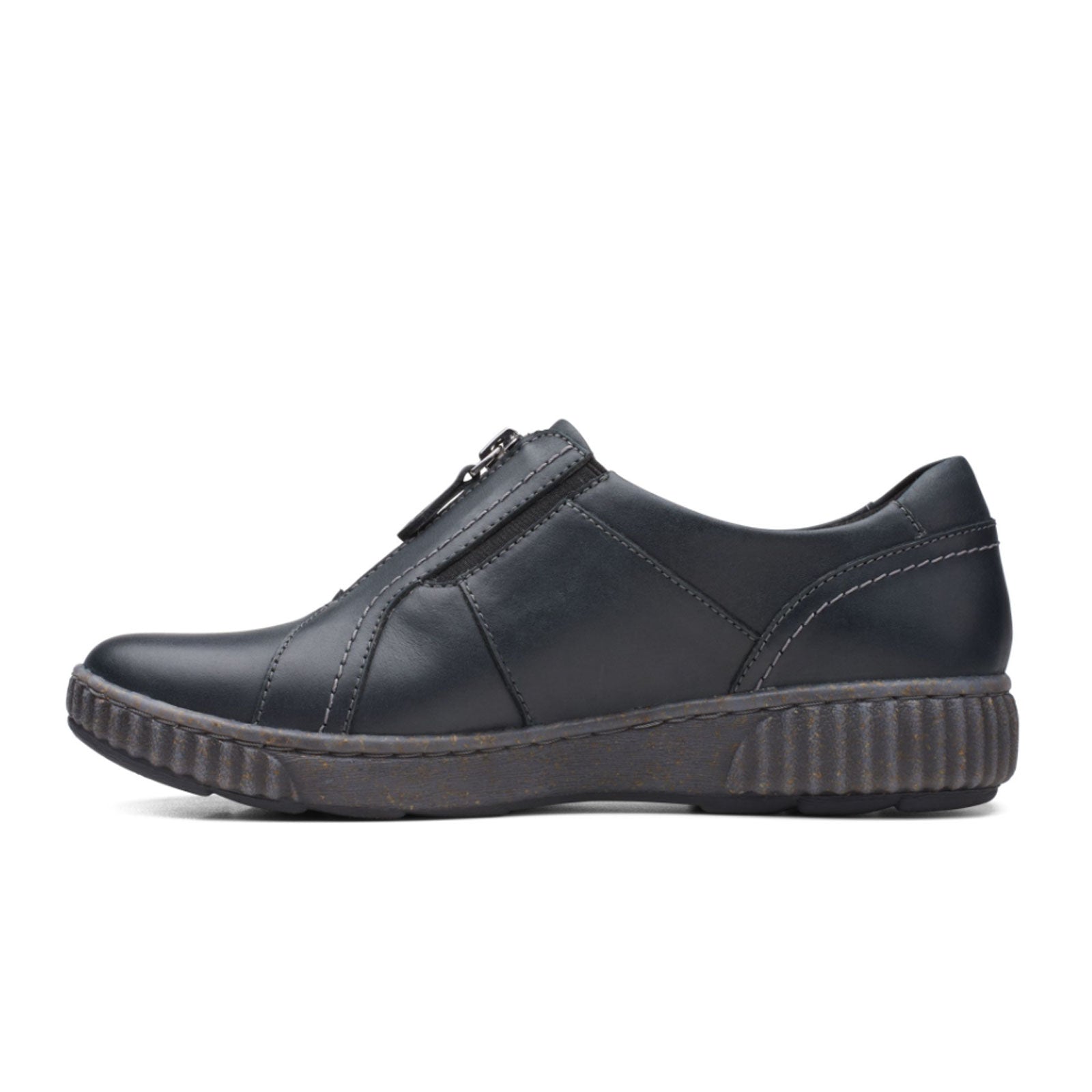 Clarks black lace up shoes womens 2025