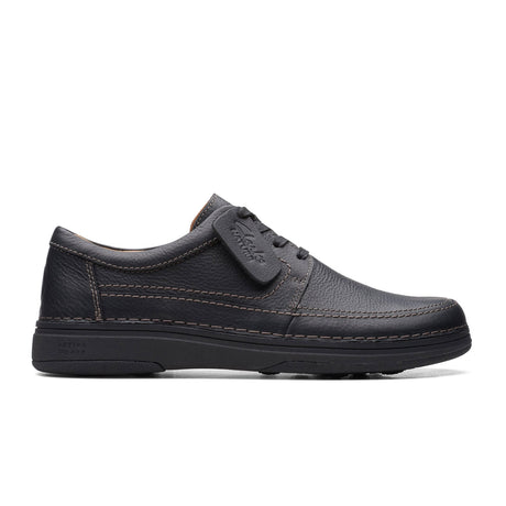 Clarks Nature 5 Lo Lace Up Shoe (Men) - Black Leather Dress-Casual - Lace Ups - The Heel Shoe Fitters