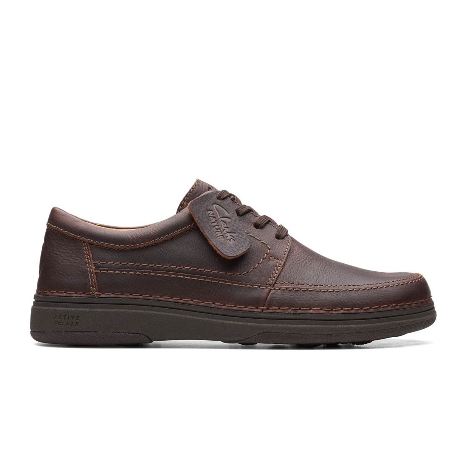 Brown clarks shop shoes men