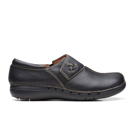 Clarks Un Loop Ave Slip On (Women) - Black Dress-Casual - Slip Ons - The Heel Shoe Fitters