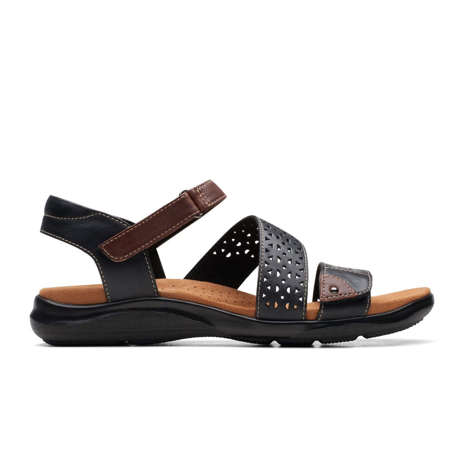 Clarks cheap black sandals