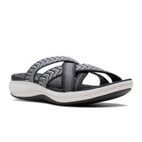 Clarks Mira Grove Slide Sandal (Women) - Black Sandals - Slide - The Heel Shoe Fitters