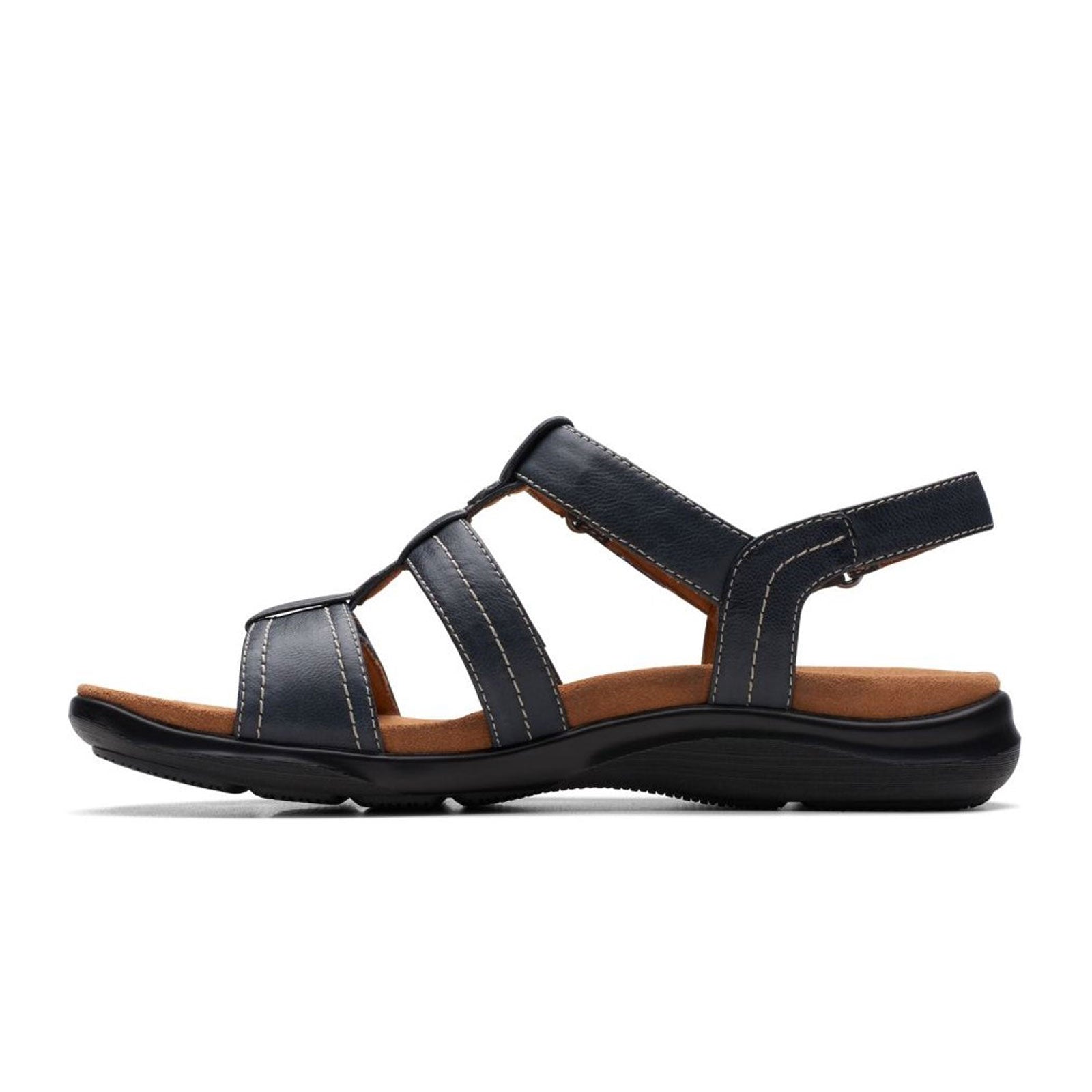 Clarks sandals clearance with backstrap