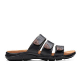 Clarks Kitly Walk Wide Slide Sandal (Women) - Black Sandals - Slide - The Heel Shoe Fitters
