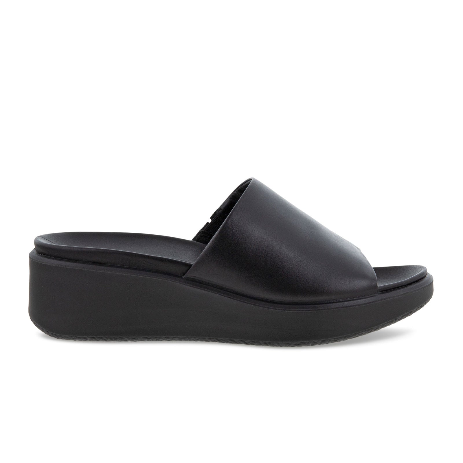 ECCO Flowt LX Wedge Women Black The Heel Shoe Fitters