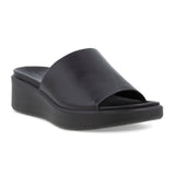 ECCO Flowt LX Wedge Slide Sandal (Women) - Black Sandal - Slide - The Heel Shoe Fitters