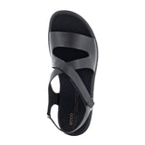 ECCO Flowt Cross Strap Backstrap Sandal (Women) - Black Sandals - Backstrap - The Heel Shoe Fitters