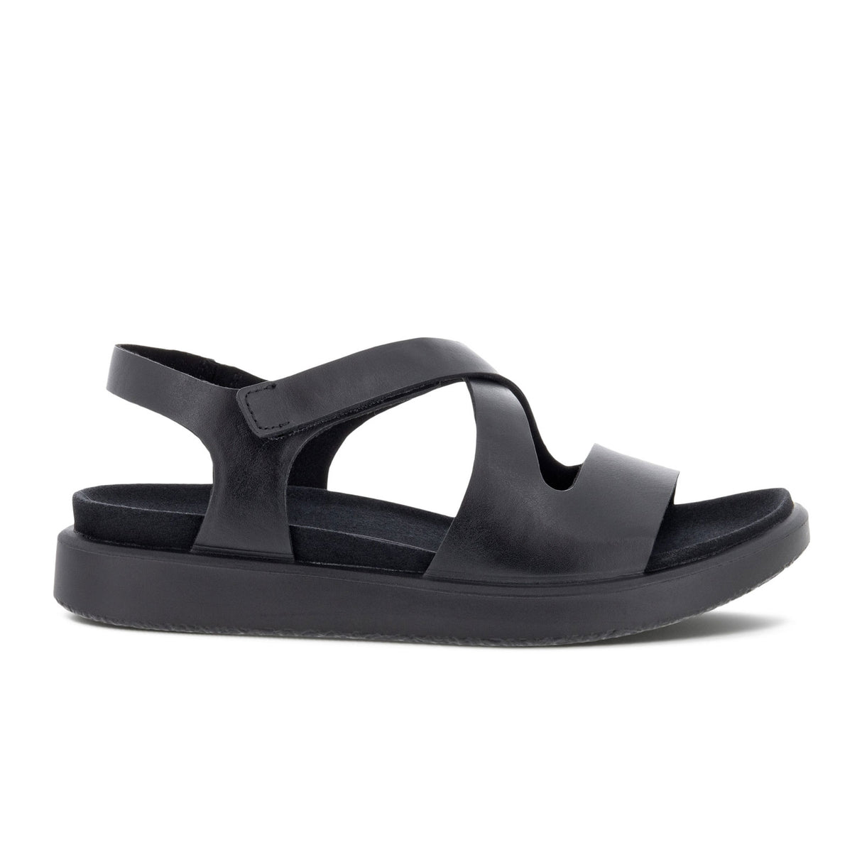 Flowt Cross Strap Sandal - Black – The Shoe Fitters