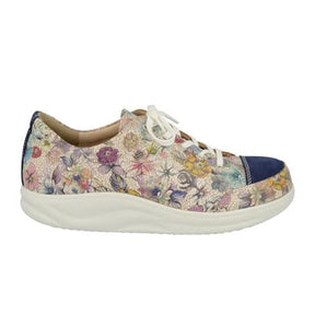 Finn Comfort Ikebukuro Lace Up (Women) - Multi/Atoll Verano/Nubuck Dress-Casual - Lace Ups - The Heel Shoe Fitters