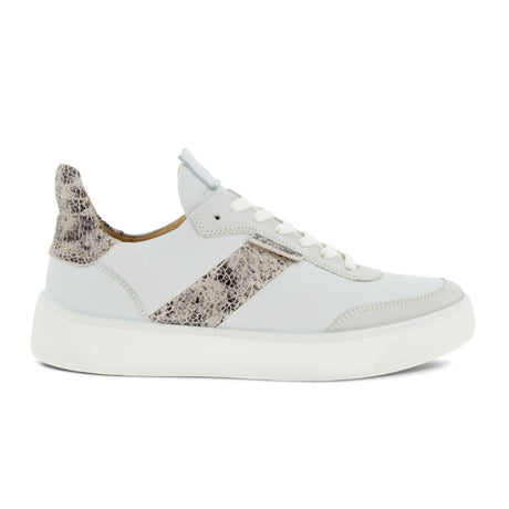 ECCO Street Tray Sneaker (Women) - Shadow White/White/Limestone Black Dress-Casual - Sneakers - The Heel Shoe Fitters