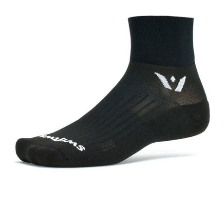 Swiftwick Aspire Two (Men) - Black Accessories - Socks - Compression - The Heel Shoe Fitters