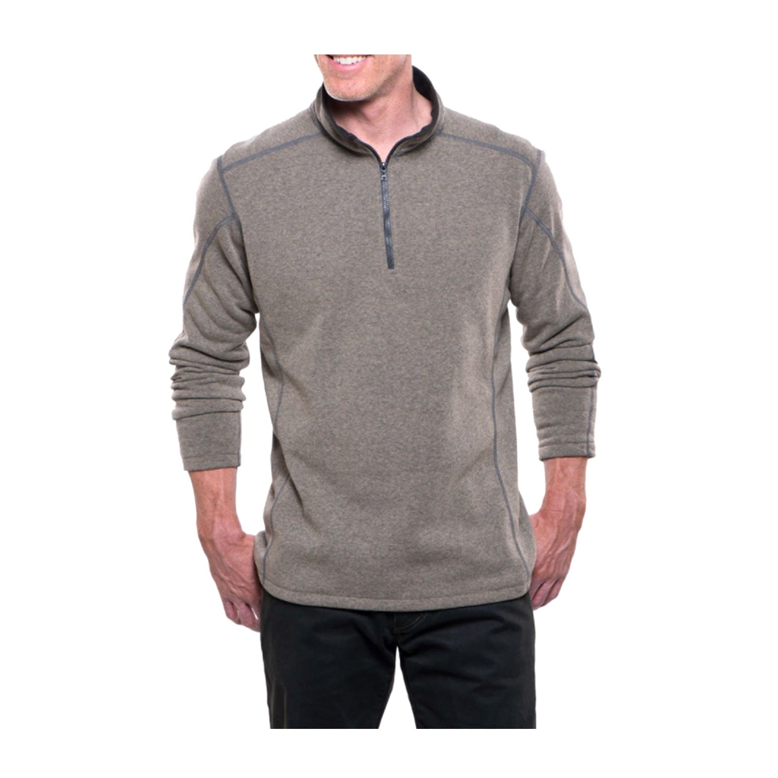 Kuhl Revel 1 4 Zip Sweater Men Oatmeal The Heel Shoe Fitters