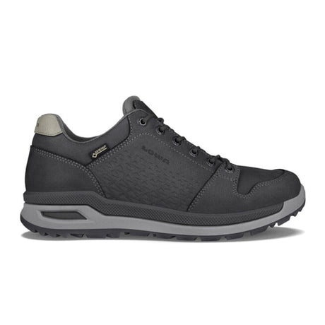 Lowa Locarno GTX Lo Hiking Shoe (Men) - Anthracite Hiking - Low - The Heel Shoe Fitters