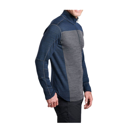 Kuhl Ryzer 1/4 Zip Hiking Shirt (Men) - Midnight Apparel - Top - Long Sleeve - The Heel Shoe Fitters