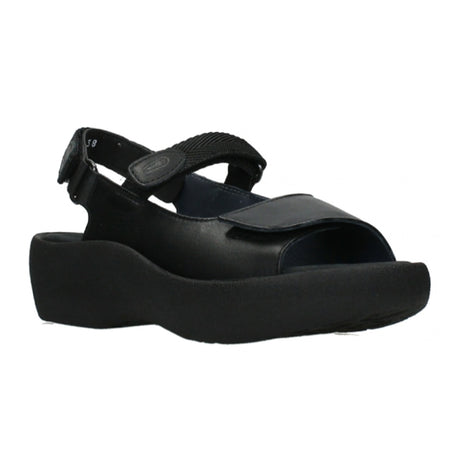 Wolky Jewel Backstrap Sandal (Women) - Black Leather Sandals - Backstrap - The Heel Shoe Fitters