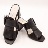 Wirth Duomo Heeled Sandal (Women) - Preto Sandals - Heel/Wedge - The Heel Shoe Fitters