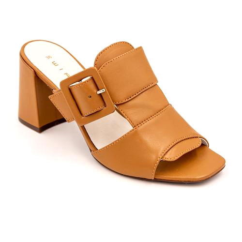Wirth Duomo Heeled Sandal (Women) - Tan Sandals - Heel/Wedge - The Heel Shoe Fitters
