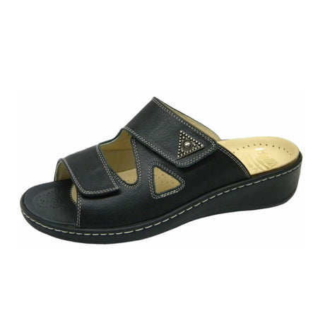 Fidelio Hallux Slide (Women) - Black Sandals - Slide - The Heel Shoe Fitters