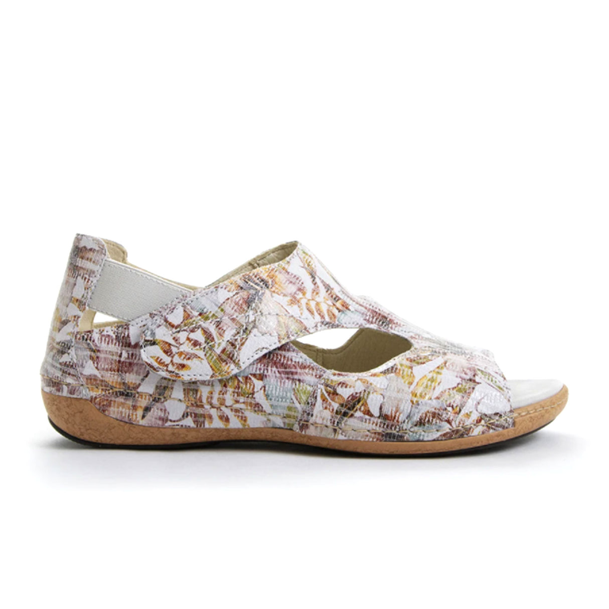 Waldlaufer Bailey 342004 Backstrap Sandal (Women) - Meadow Print Sandals - Backstrap - The Heel Shoe Fitters