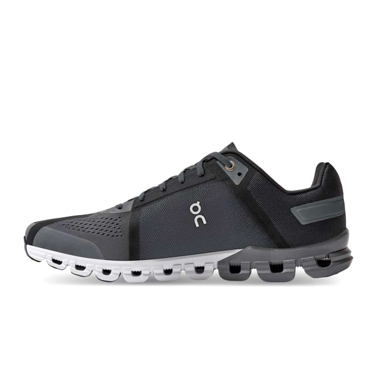 On Running Cloudflow Running Shoe (Men) - Black/Asphalt Athletic - Running - Cushion - The Heel Shoe Fitters