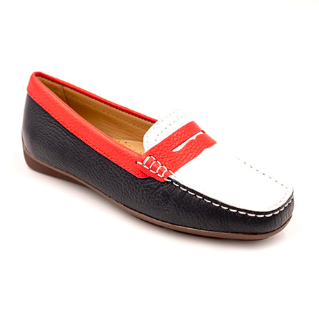 Wirth Albany Loafer (Women) - Elba Blue Dress-Casual - Slip Ons - The Heel Shoe Fitters