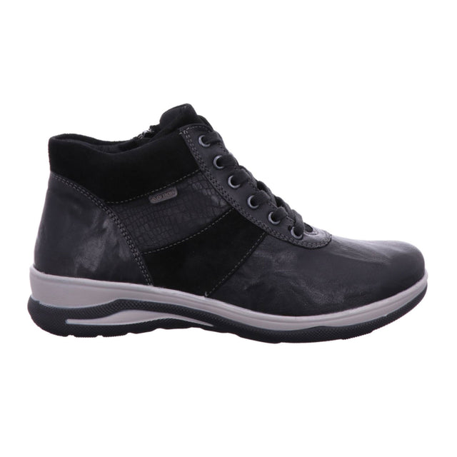 Fidelio Mikayla Wide Ankle Boot (Women) - Black Boots - Casual - Low - The Heel Shoe Fitters