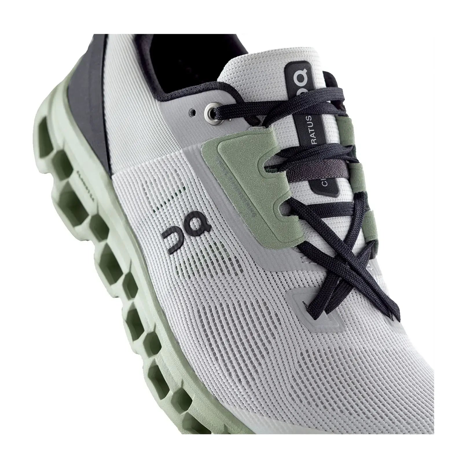 On Running Cloudstratus Running Shoe (Men) - White/Black Athletic - Running - The Heel Shoe Fitters