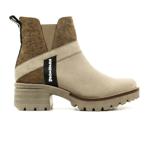 Dromedaris Katniss Ankle Boot (Women) - Taupe Boots - Fashion - Mid Boot - The Heel Shoe Fitters