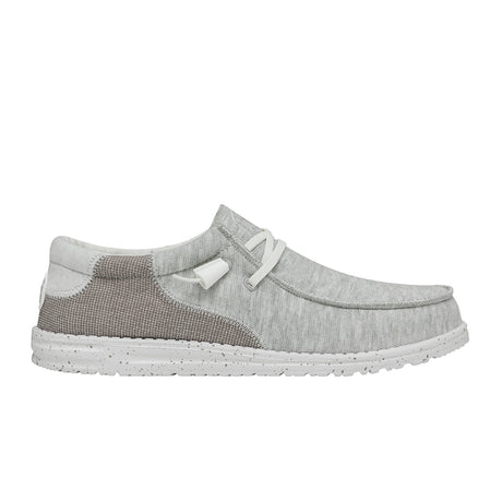 Hey Dude Wally Stitch Slip On (Men) - Optic White Dress-Casual - Slip Ons - The Heel Shoe Fitters