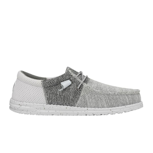 Hey Dude Wally Tri Slip On (Men) - Stone White Dress-Casual - Slip Ons - The Heel Shoe Fitters