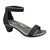 Naot Progress (Women) - Black Velvet/Mirror/Black Sandals - Heeled - The Heel Shoe Fitters