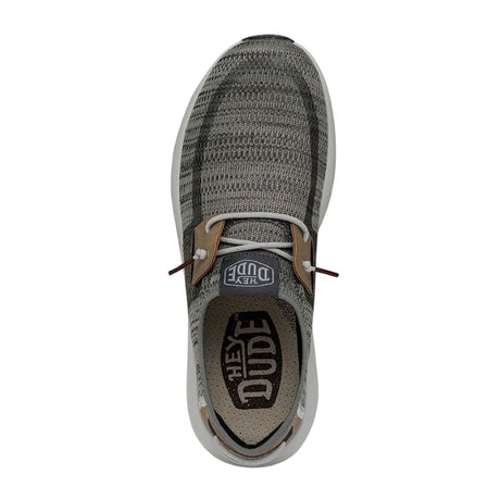 Hey Dude Sirocco Slip On Sneaker (Men) - Grey Mix Dress-Casual - Sneakers - The Heel Shoe Fitters