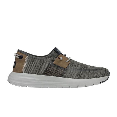 Hey Dude Sirocco Slip On Sneaker (Men) - Grey Mix Dress-Casual - Sneakers - The Heel Shoe Fitters
