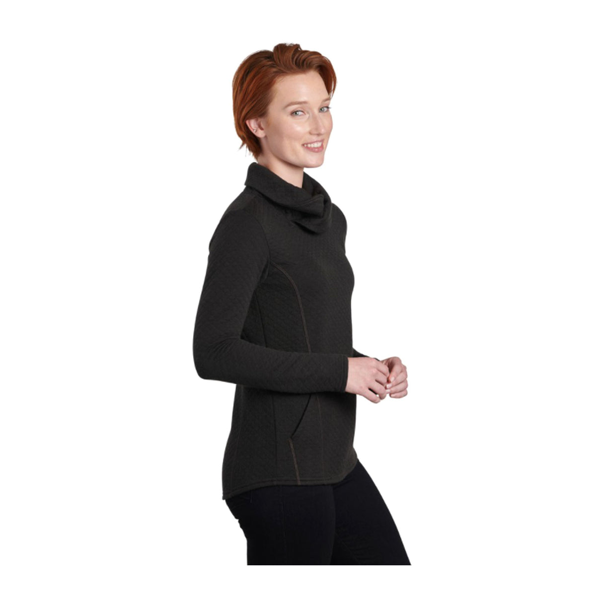 Kuhl Athena Pullover (Women) - Black Apparel - Top - Long Sleeve - The Heel Shoe Fitters