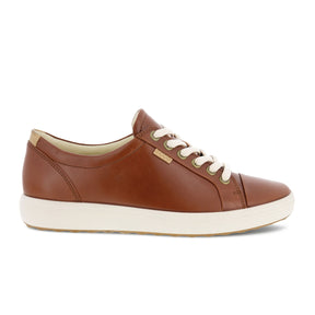 ECCO Soft 7 Sneaker (Women) - Cognac Athletic - Casual - Lace Up - The Heel Shoe Fitters
