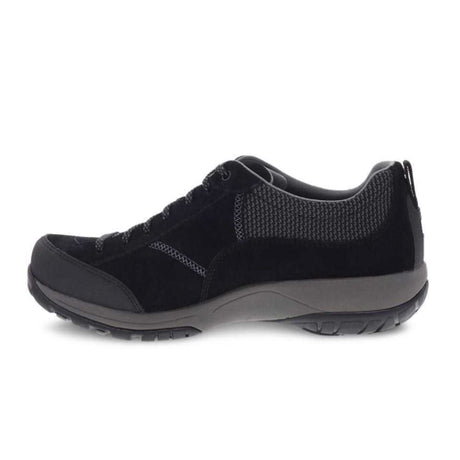 Dansko Paisley Low Hiking Shoe (Women) - Black/Black Suede Hiking - Low - The Heel Shoe Fitters