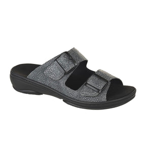 Fidelio Schwaz Slide Sandal (Women) - Light Grey Stingray Sandal - Slide - The Heel Shoe Fitters