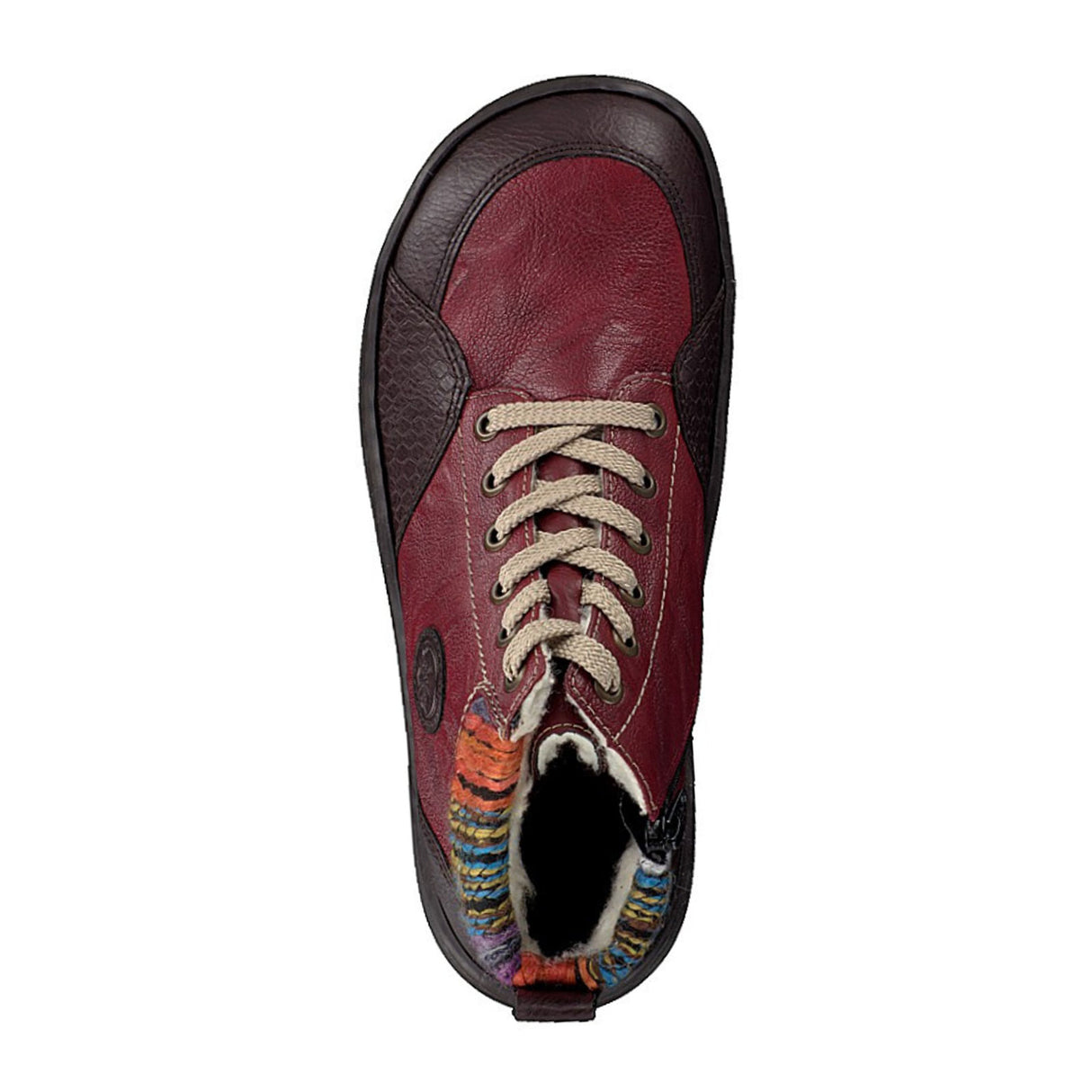 Rieker 44442-25 Ankle Boot (Women) - Havanna/Merlot/Orange-Multi Boots - Fashion - Ankle Boot - The Heel Shoe Fitters