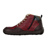 Rieker 44442-25 Ankle Boot (Women) - Havanna/Merlot/Orange-Multi Boots - Fashion - Ankle Boot - The Heel Shoe Fitters
